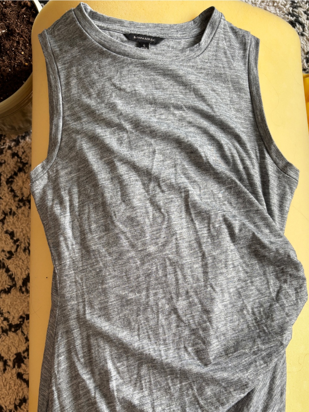 Women’s Grey Sleeveless long dress S